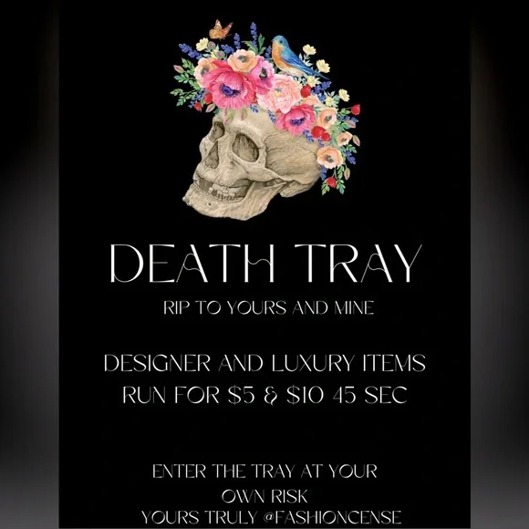 DEATH 💀 TRAY SHARE SHOW! $10 LUXURY AND DESIGNERS!!!NO ITEMS LEFT BEHIND! - Picture 3 of 14